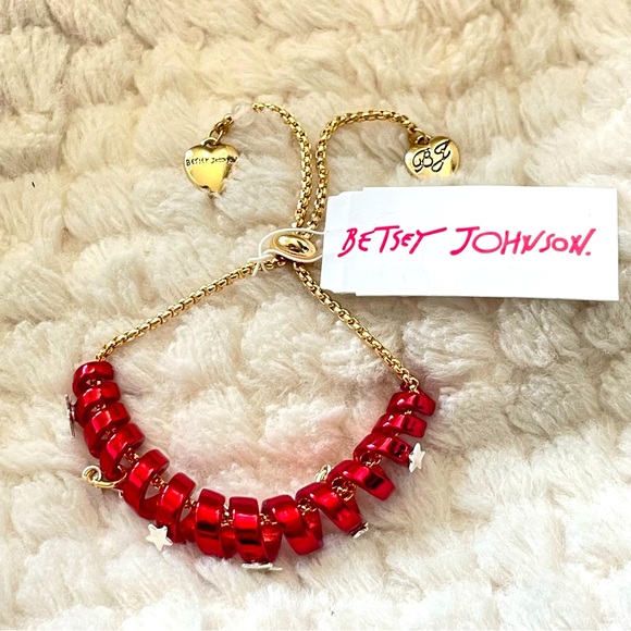 BETSEYS JOHNSON HOLIDAY COIL BRACELET RED NWT - Picture 8 of 12